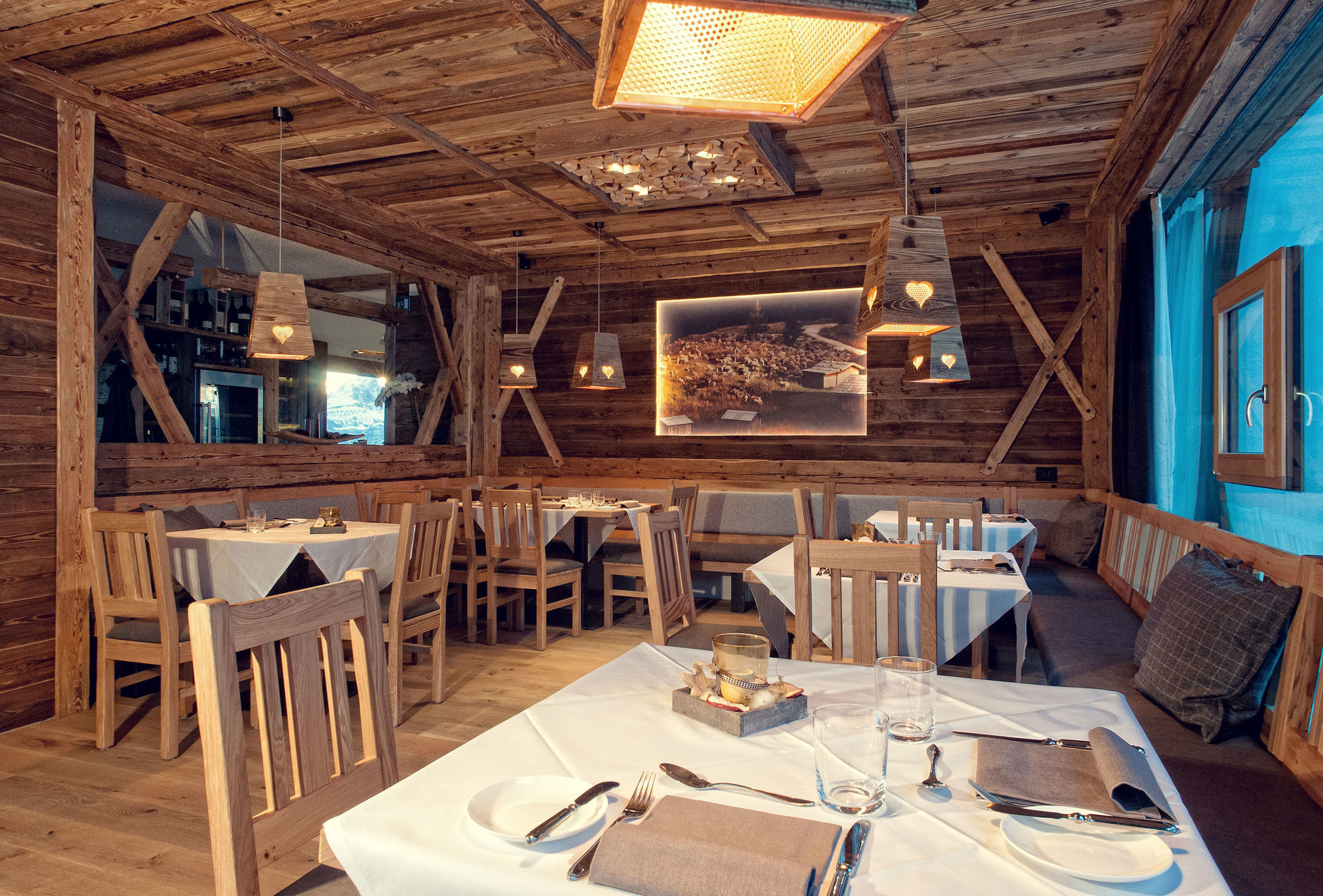 Alpine Hotel Gran Foda' San Vigilio Di Marebbe Restaurante foto